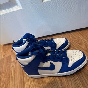 New Blue and White Dunks